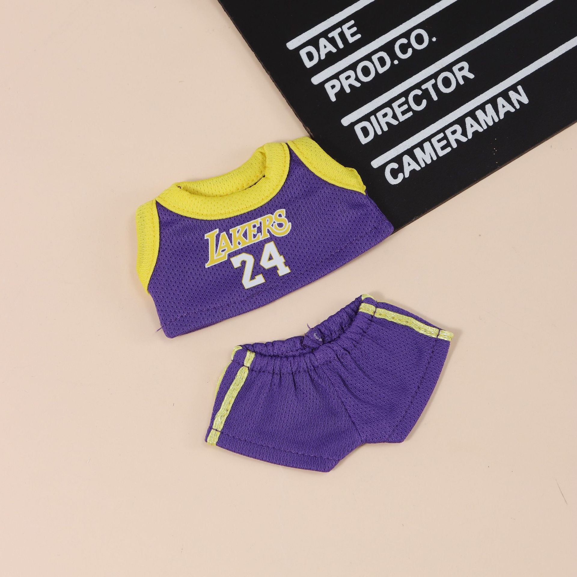 Basketball Uniforms 1 Set, Specially Designed Clothes for 17cm/6.7inch Popmart Labubu Dolls, Labubu Clothing Accessories ( No Dolls )